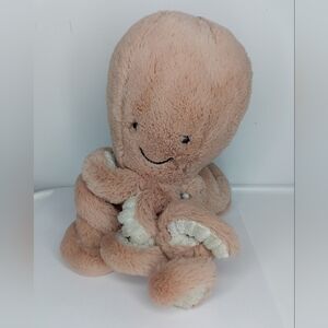 Jellycat Plush Octopus Soft Toy - Blush Pink